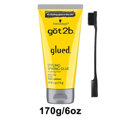 Got2b Glued Spray Styling Spiking Hair Gel Waterproof Lace Wig Adhesive invisible Hair Accessories Glue Remover Spray 170g - EverHype