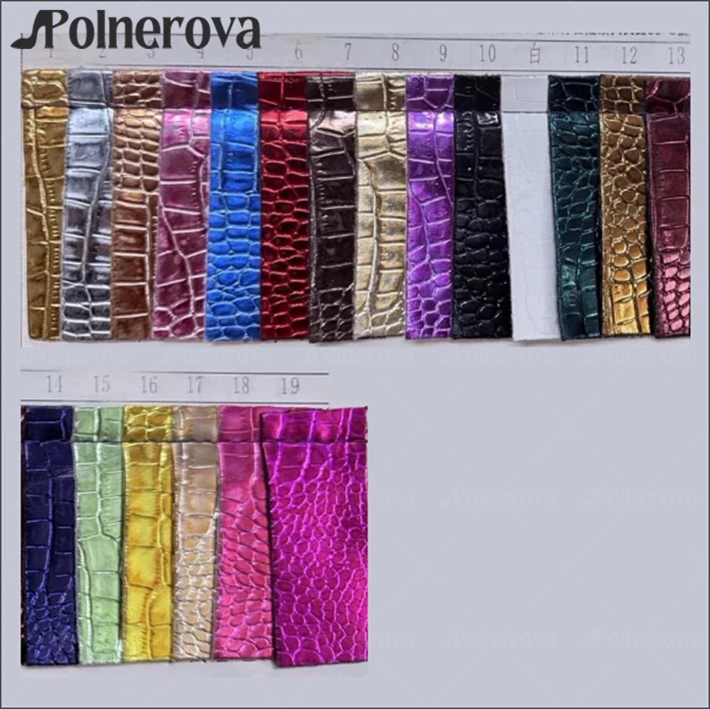 16cm Metallic Croc Pumps Pointed Toe Stiletto High Heels Slip on Pumps Designer Style Classic Heels for Women Customized Colors - EverHype