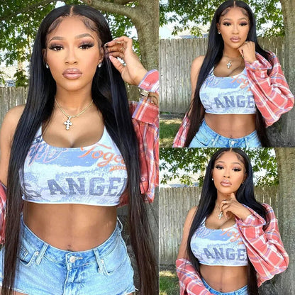 30 Inch Long Bundles Straight Human Hair 1/3/4 Pcs Bone Straight Hair Weave Double Weft 100% Remy Raw Hair Extensions Natural - EverHype