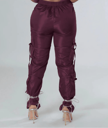 Low Waist Drawstring Cargo Pants - Safari Style Streetwear | EverHype 2026 - EverHype