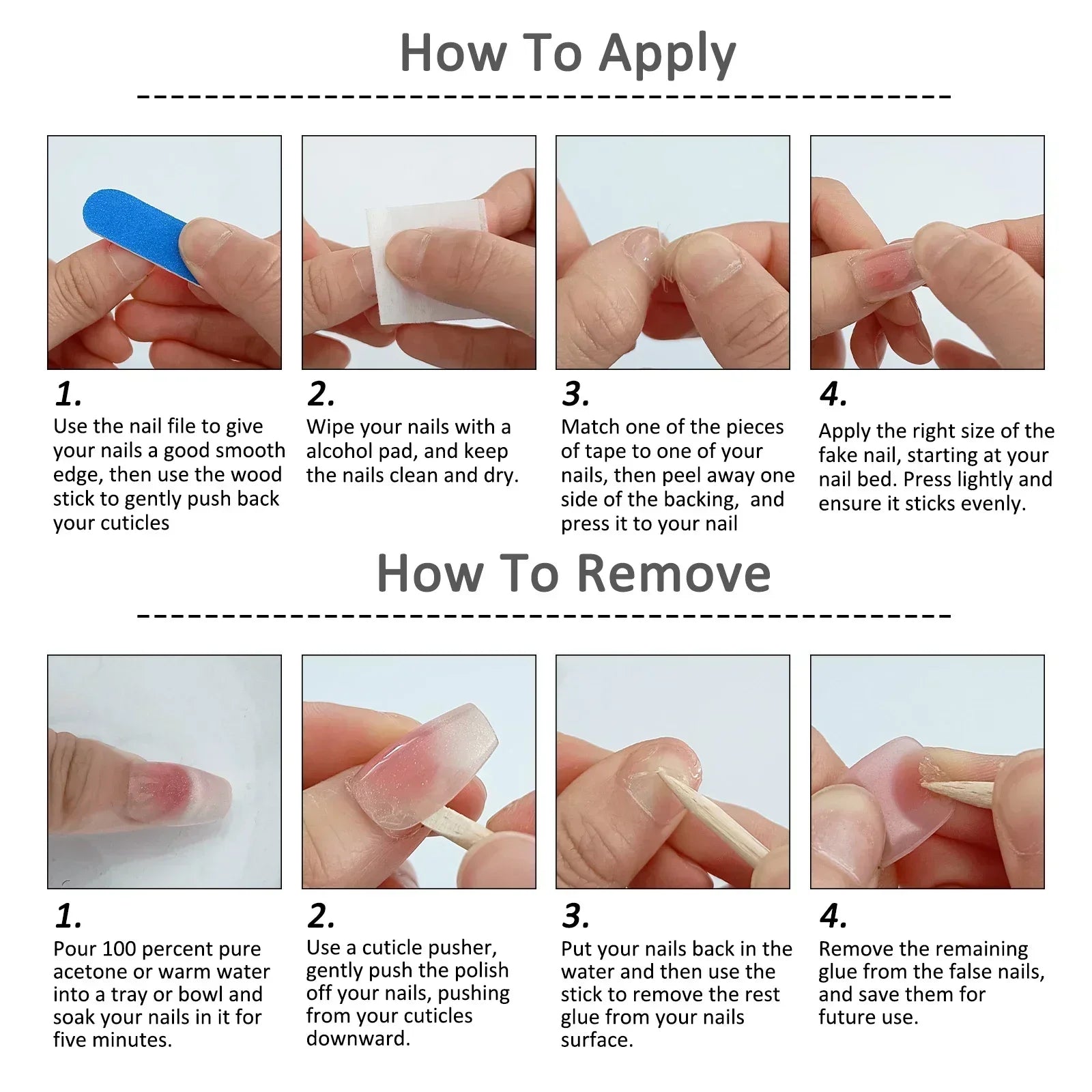 10Pcs Black Handmade Press On Nails Coffin Fake Nails Full Cover Gradient Metal Contrast Artificial Manicure Wearable Nail Tips - EverHype