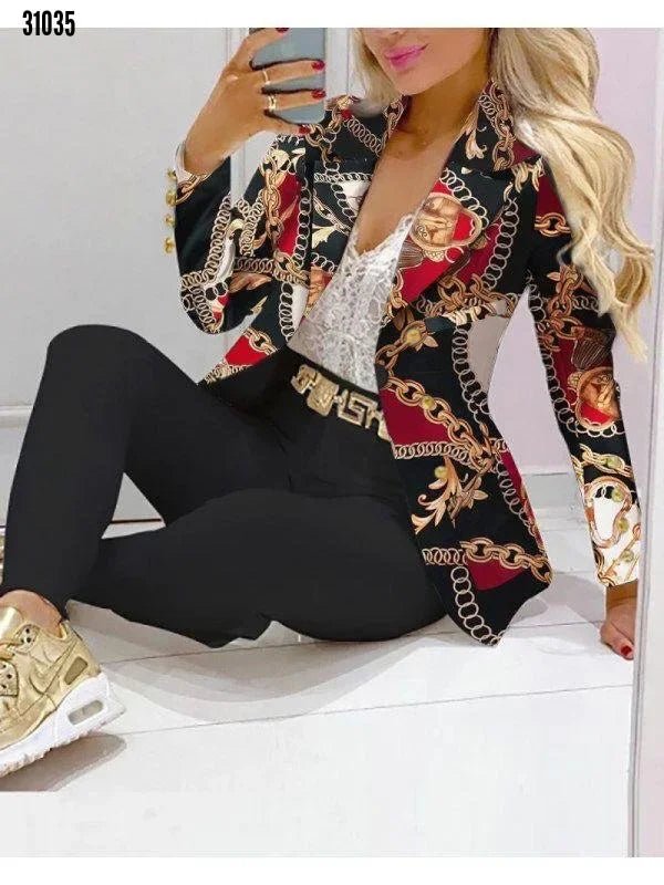 Paisley Butterfly Blazer & Pants Set - 2 - Piece Suit | EverHype 2026 - EverHype