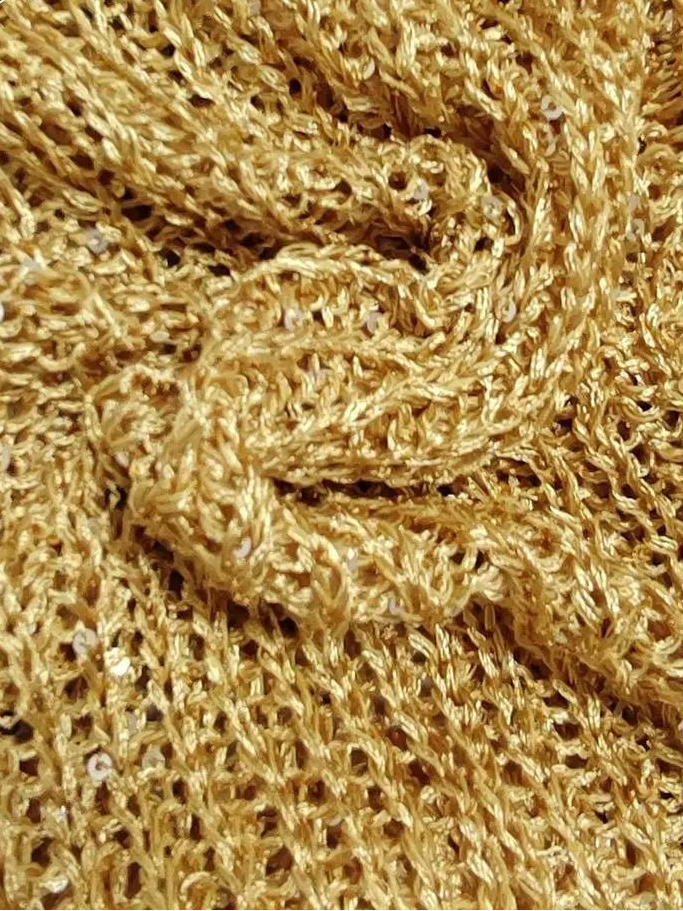 Joskaa Sequins Knit Beach 3 Piece Sets Women Sexy Backless Halter Irregular Top+Head Scarf+Shorts Matching Set Vacation Outfits - EverHype