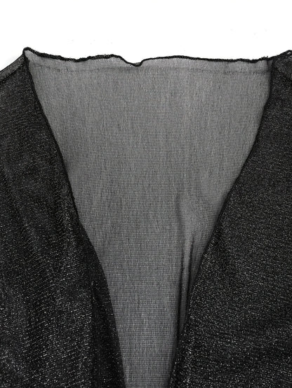 New best - selling fashionable oversized cardigan for girls, a thin semi - transparent shrug for summer. - EverHype
