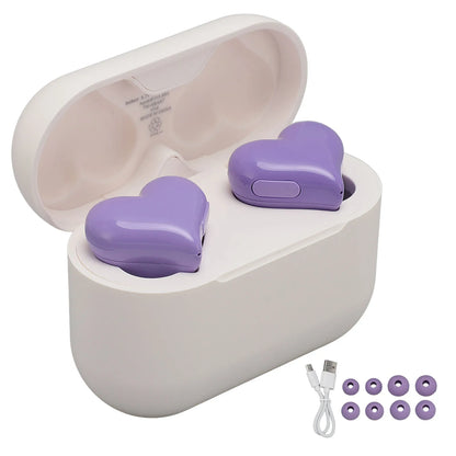 Heart Shaped Wireless Earbuds Wireless Earbuds Headphone Fast Pairing 20 Hours Playtime for Girls Women for Outdoor Gym Sports - EverHype