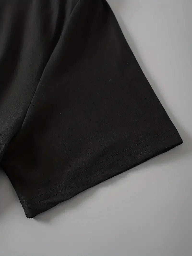 Plus Size Butterfly & Letter Print T-Shirt Casual Short Sleeve Top For Spring & Summer Women's Plus Size Clothing - EverHype