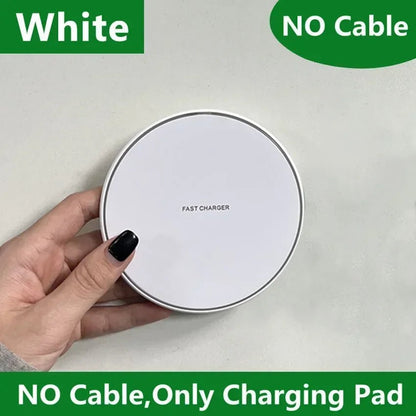 200W Wireless Charger Pad Stand Mobile Phone Chargers Fast Charging Dock Station For iPhone 16 15 14 13 Pro Max Samsung Xiaomi - EverHype
