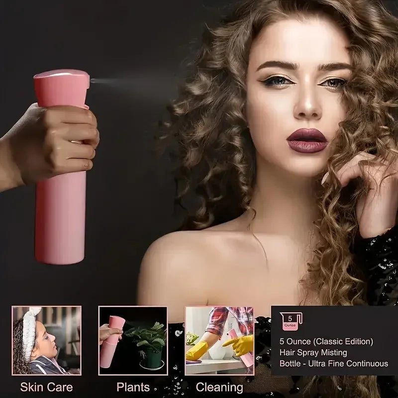 6pcs Hair Brush Set Spray Bottle Hair Braiding Loop Rat Tail Comb Teasing Hair Brsuh Edge Hair Brush Curly Hair Accessories - EverHype