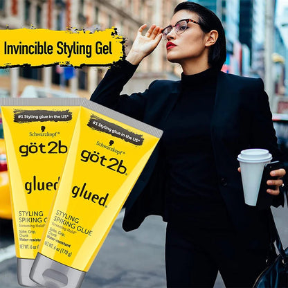Got2b Glued Spray Styling Spiking Hair Gel Waterproof Lace Wig Adhesive invisible Hair Accessories Glue Remover Spray 170g - EverHype