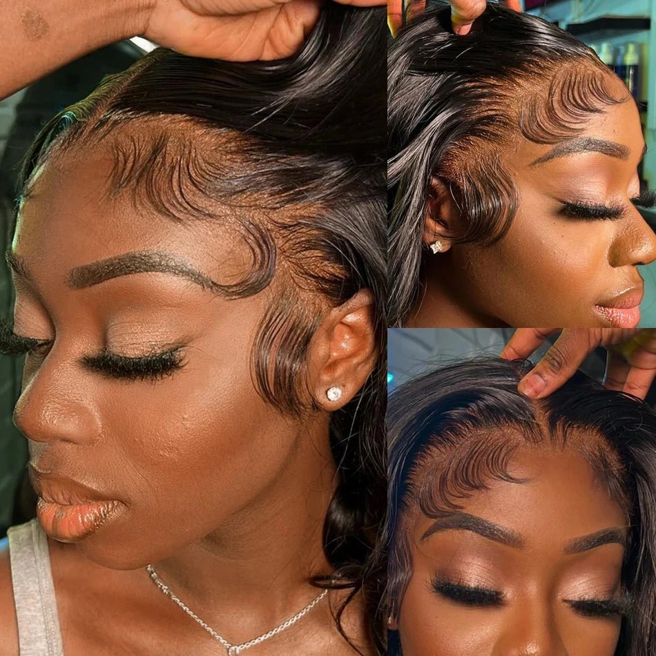 4x4 13x4 Transparent HD Lace Frontal Closure Straight Water Wave Kinky Curly Lace Closure Only 100% Remy Human Hair pre plucked - EverHype