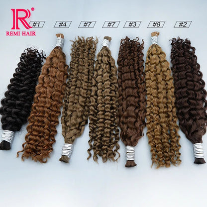 100% Human Hair Extensions for Braiding Natural Hair Weaving Loose Deep Beautiful Unprocessed Curly No Weft Vietnamese Hair Bulk - EverHype