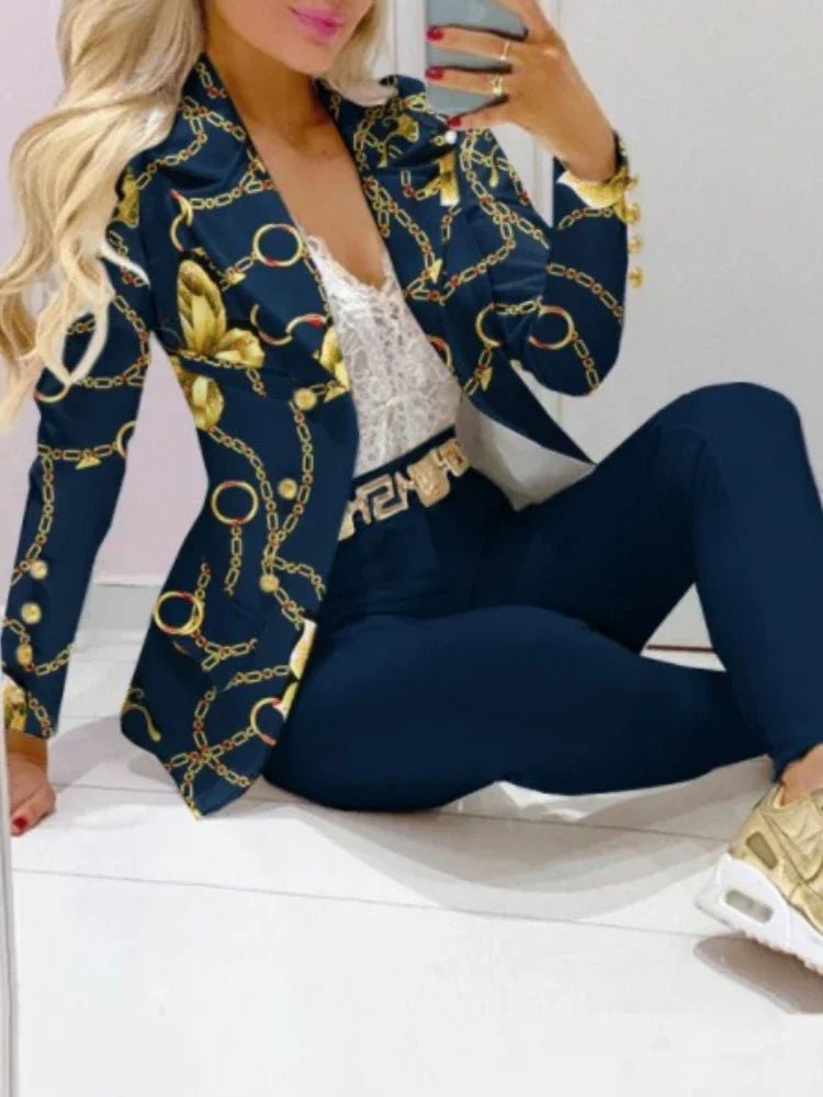 Paisley Butterfly Blazer & Pants Set - 2 - Piece Suit | EverHype 2026 - EverHype
