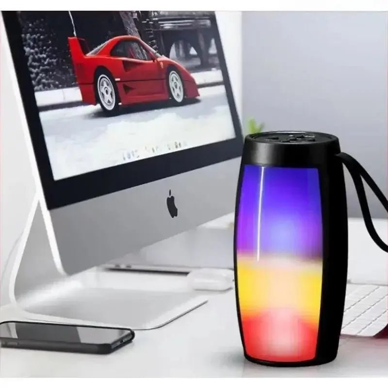 Bluetooth Speaker Dual Speaker Stereo Outdoor Tfusb Playback Fm Voice Broadcasting Portable Subwoofer 5.0 Wireless Speaker - EverHype