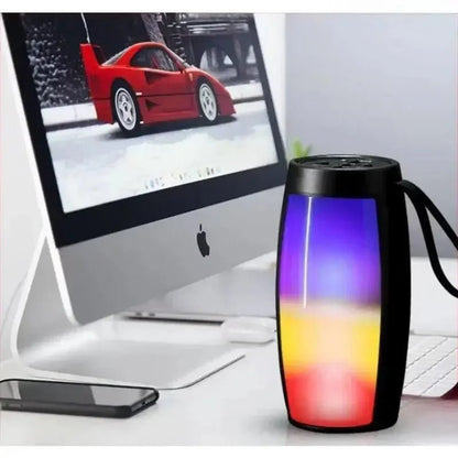 Bluetooth Speaker Dual Speaker Stereo Outdoor Tfusb Playback Fm Voice Broadcasting Portable Subwoofer 5.0 Wireless Speaker - EverHype