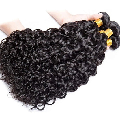 Water Wave Bundles 100% Human Hair Extensions For Women Unprocessed Peruvian Hair Bundle Raw Virgin Human Hair Bundle Curly Hair - EverHype