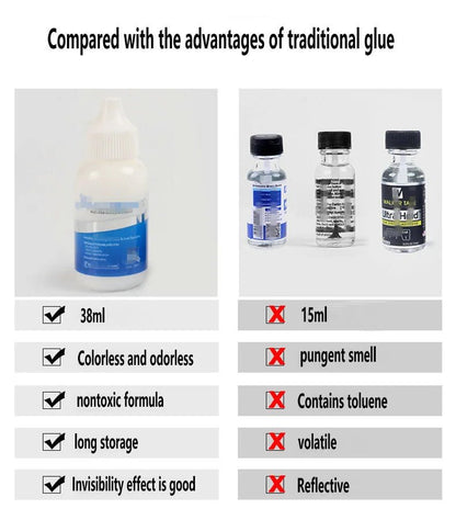 Waterproof Lace Glue and Remover Kit for Wigs Super Hold Hair Bonding Glue Adhesive for Lace Wigs Lace Glue hair wax stick - EverHype