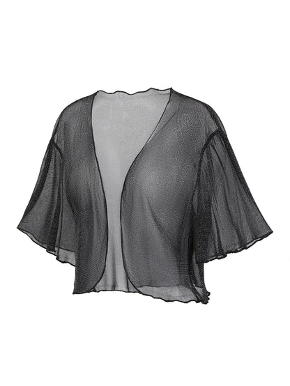 New best - selling fashionable oversized cardigan for girls, a thin semi - transparent shrug for summer. - EverHype