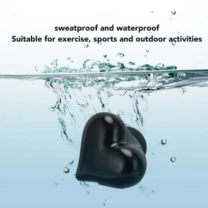 Heart Shaped Wireless Earbuds Wireless Earbuds Headphone Fast Pairing 20 Hours Playtime for Girls Women for Outdoor Gym Sports - EverHype